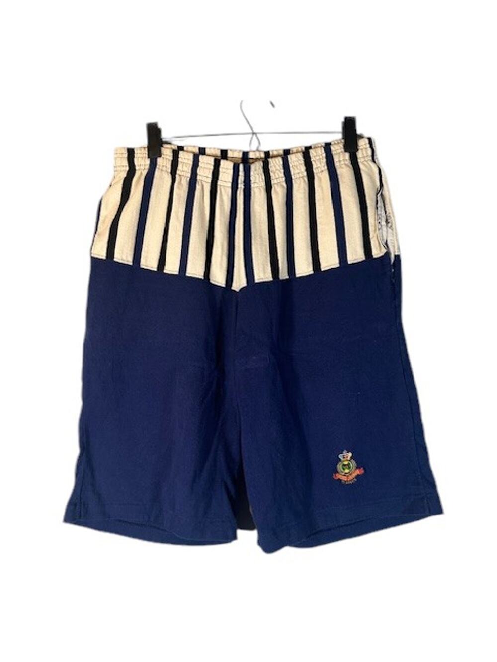 Cross Colours Blue Cotton Classic Street Sweat Shorts Casual Mens Sz 1 VTG